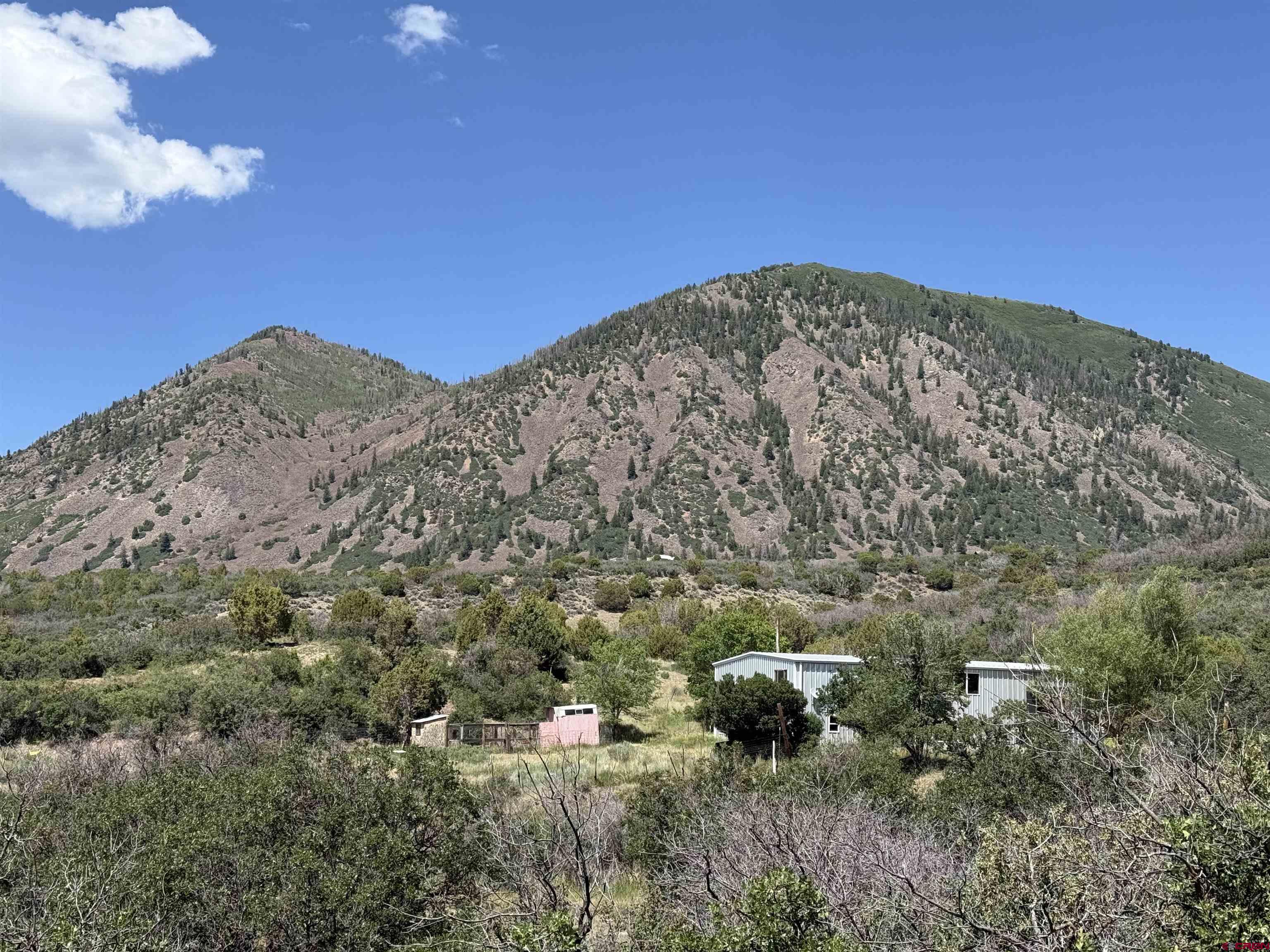 43867 Long Gulch Road Crawford, CO 81415 - Photo 2 of 45 a view of a mountain in the distance in a field