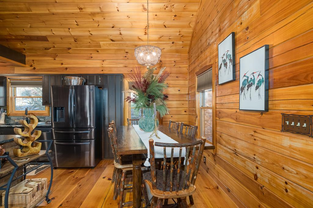 229 Ringtail Run Murphy, NC 28906 - Photo 12 of 68 a view of balcony with wooden floor and door