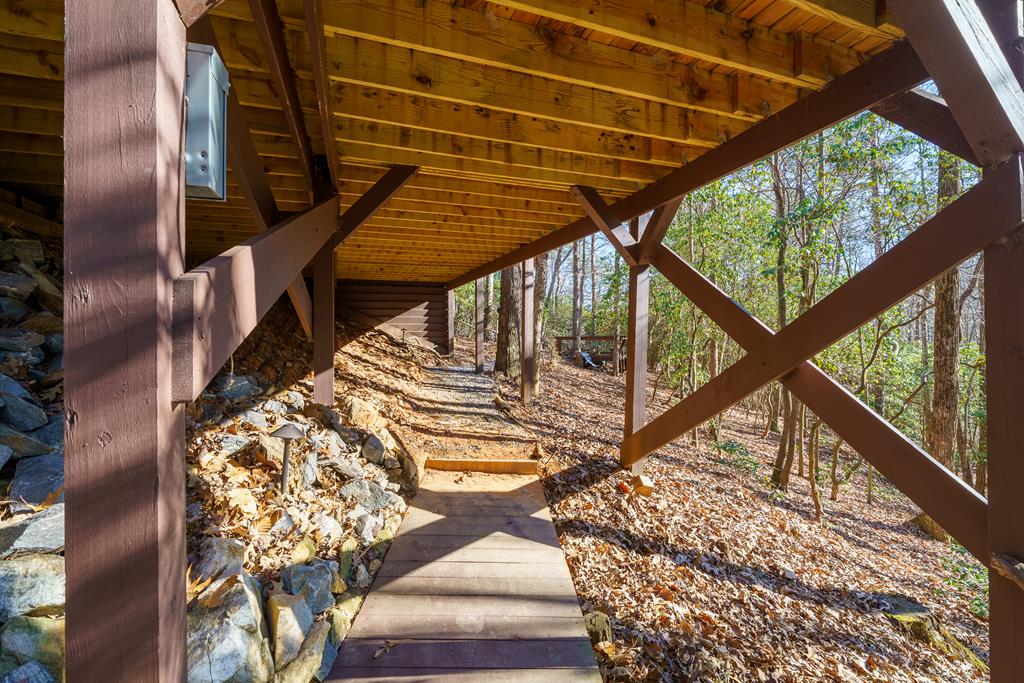 229 Ringtail Run Murphy, NC 28906 - Photo 56 of 68 a view of balcony with wooden floor
