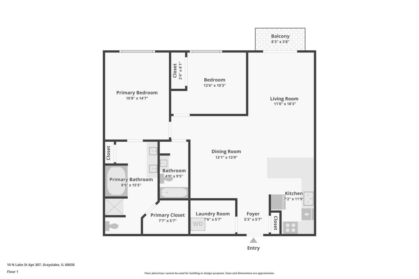 10 North Lake Street, Unit 307 Grayslake, IL 60030 - Photo 41 of 41