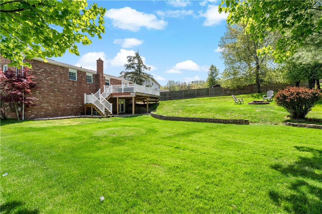 331 Trinity Drive Washington, PA 15301 - Photo 32 of 35 a view of a garden and front view of a house