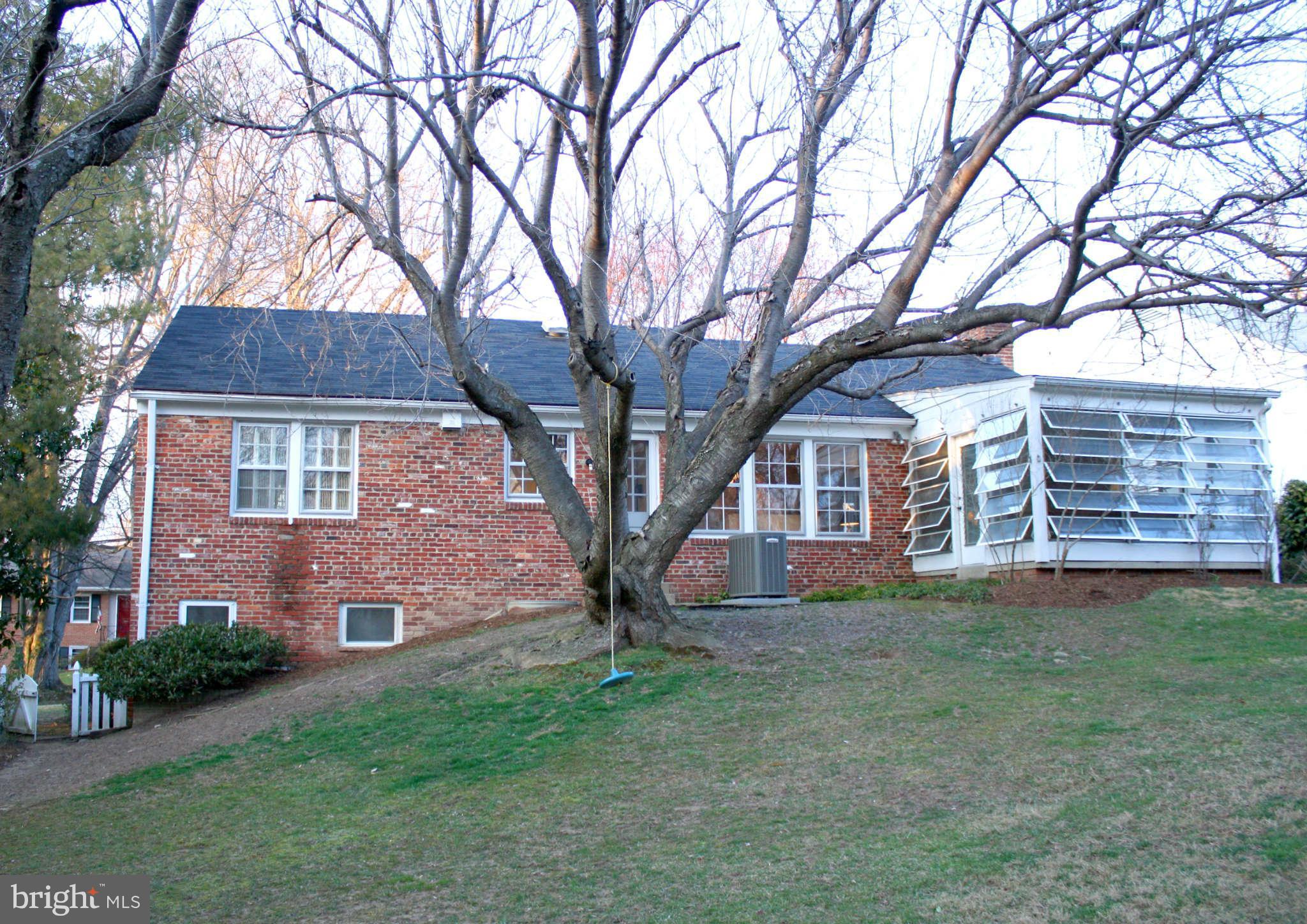 5808 Ridgefield Road Bethesda, MD 20816 - Photo 23 of 25 Back of House. A nice big lot.