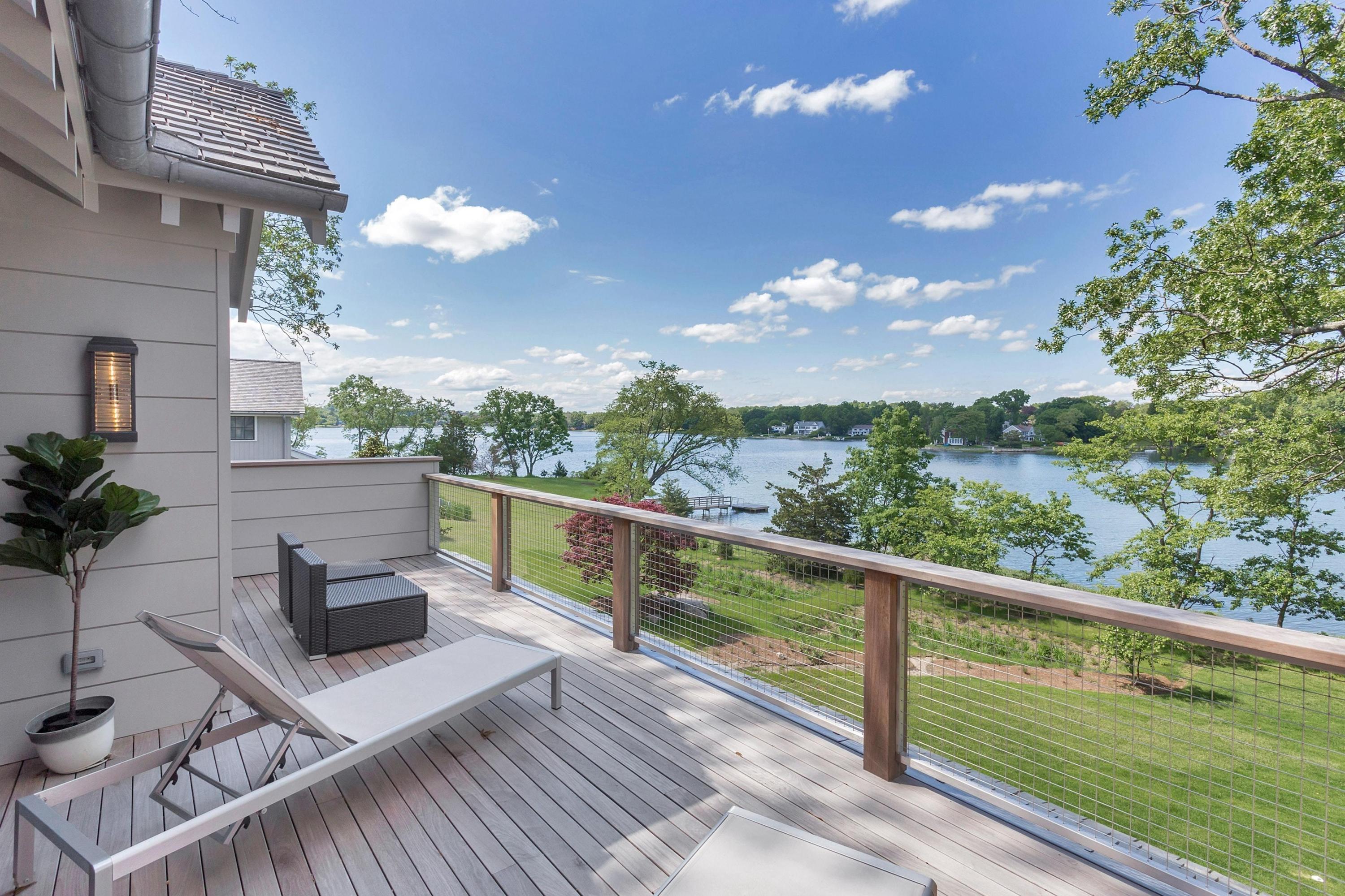 17 Brush Island Road Darien, CT 06820 - Photo 18 of 34 a view of a balcony with chairs