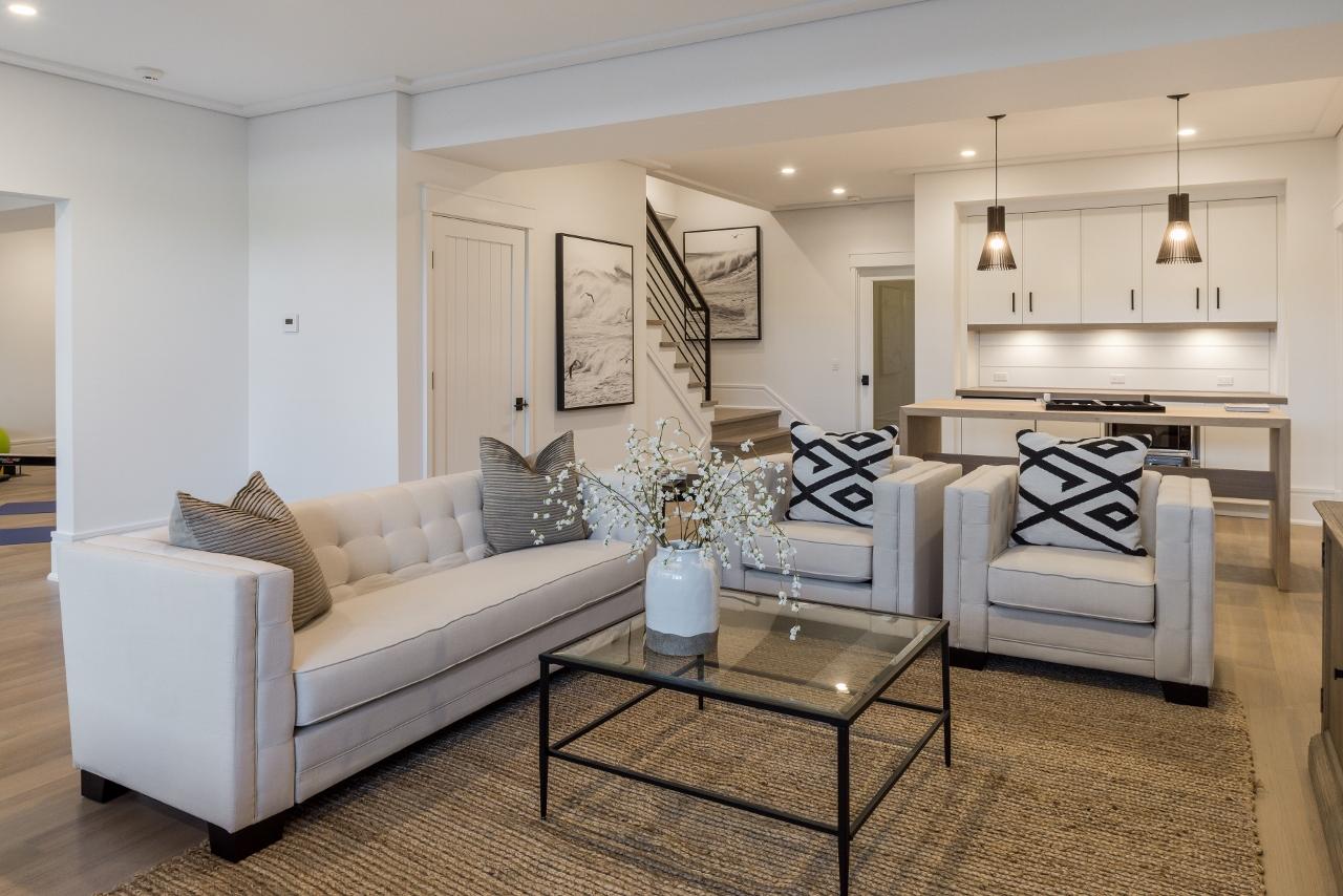 17 Brush Island Road Darien, CT 06820 - Photo 25 of 34 a living room with furniture and a wooden floor