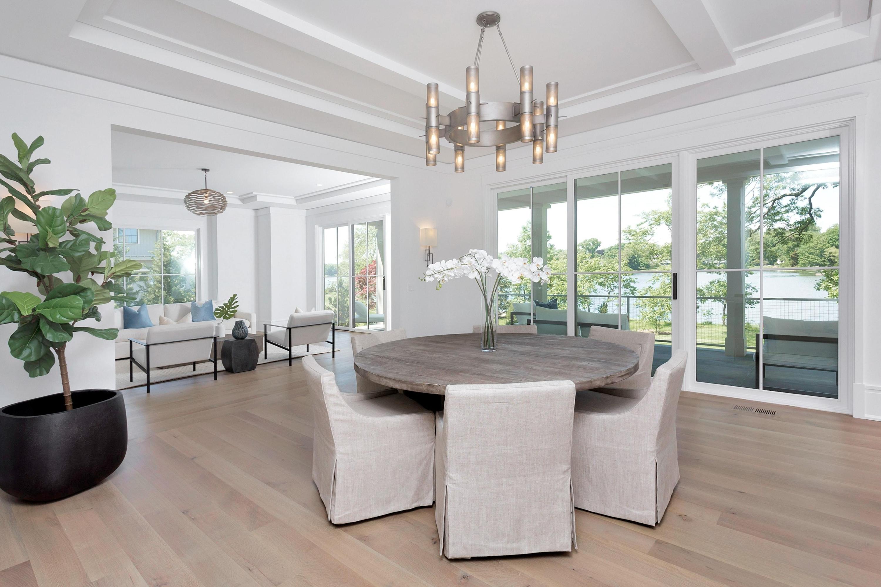 17 Brush Island Road Darien, CT 06820 - Photo 8 of 34 a view of a dining room with furniture window and outside view