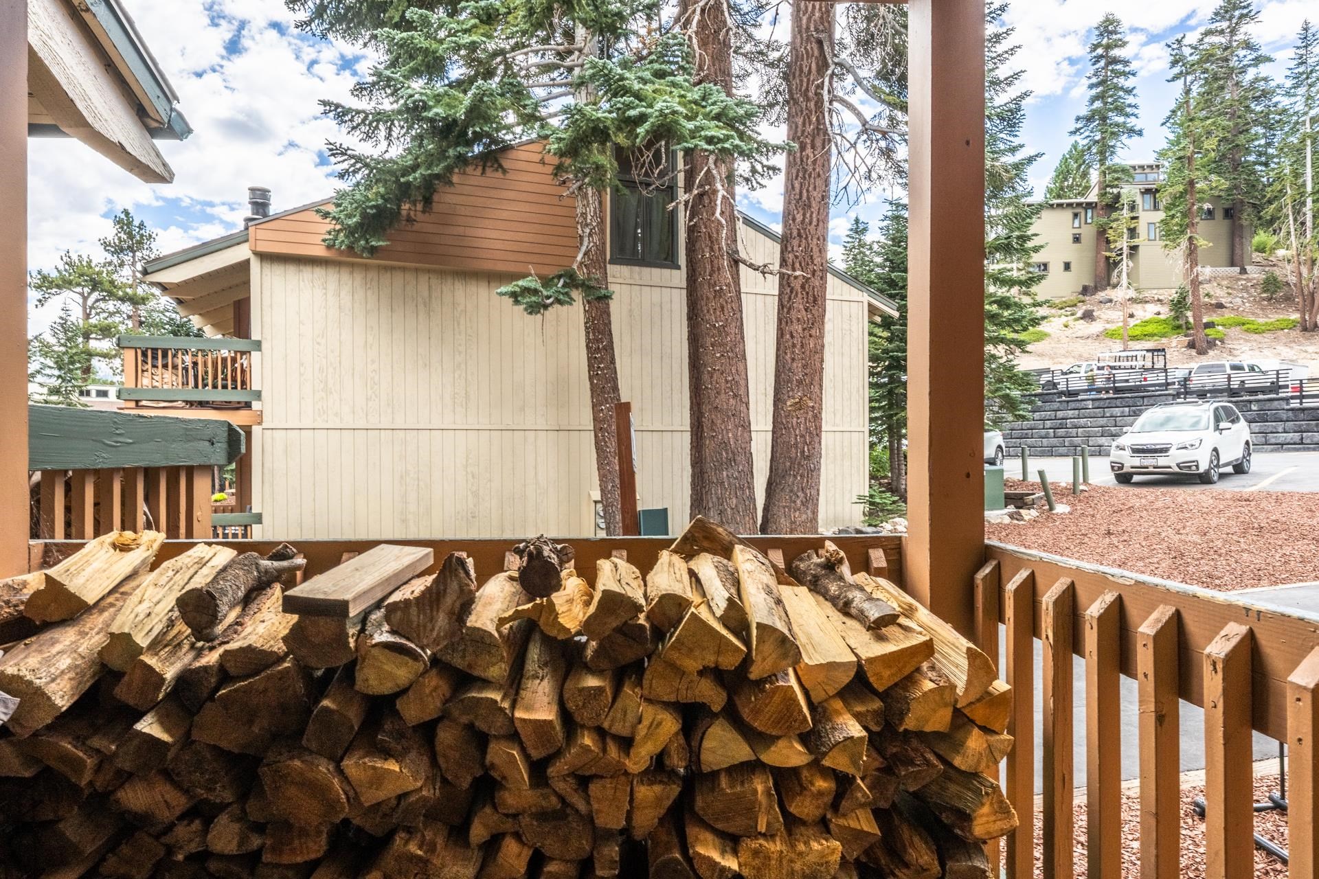 25 Lee Road, Unit 161 Mammoth Lakes, CA 93546 - Photo 18 of 43 a front view of a house with a yard