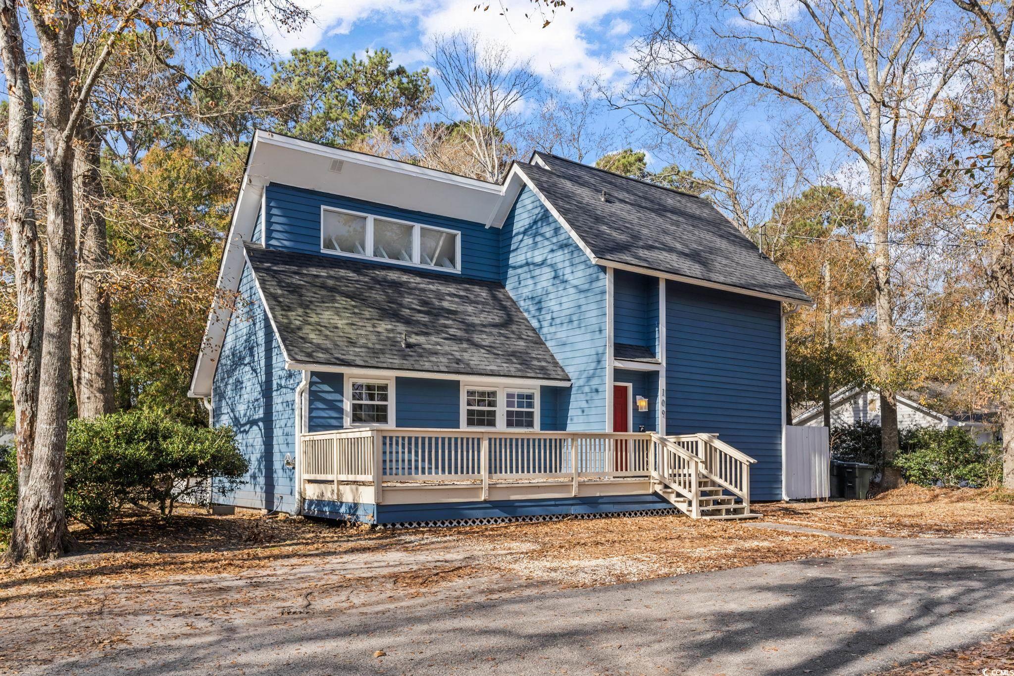 109 Clemson Road Conway, SC 29526 - Photo 1 of 25 View of front of home with a wooden deck