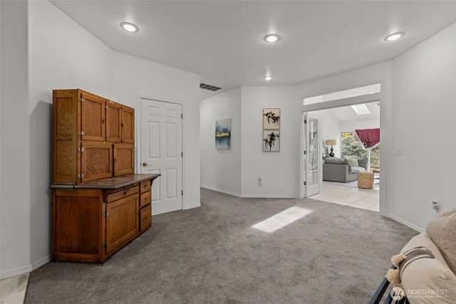 a view of a storage & utility room with stuff