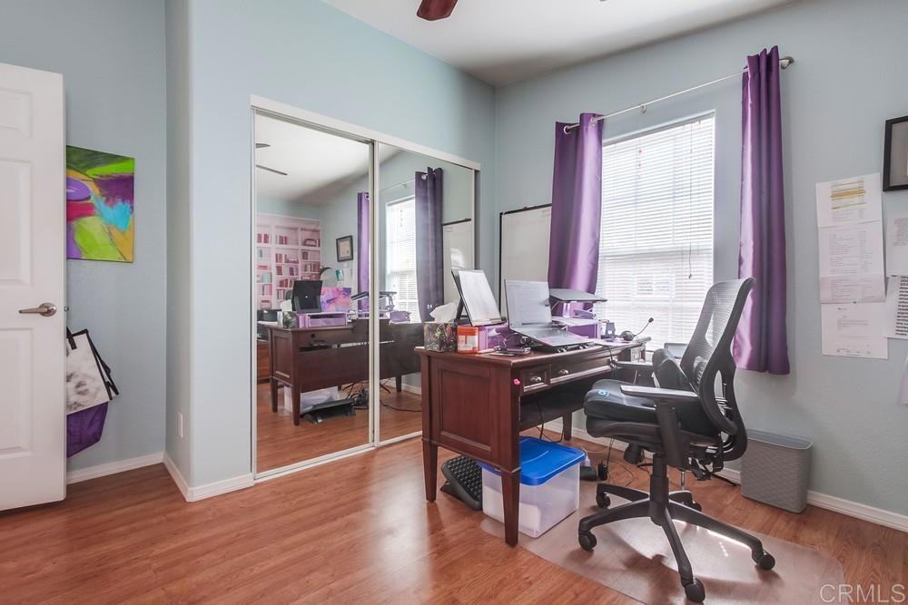 120 Brookside Lane Oceanside, CA 92056 - Photo 38 of 55 a view of a workspace with furniture and a window
