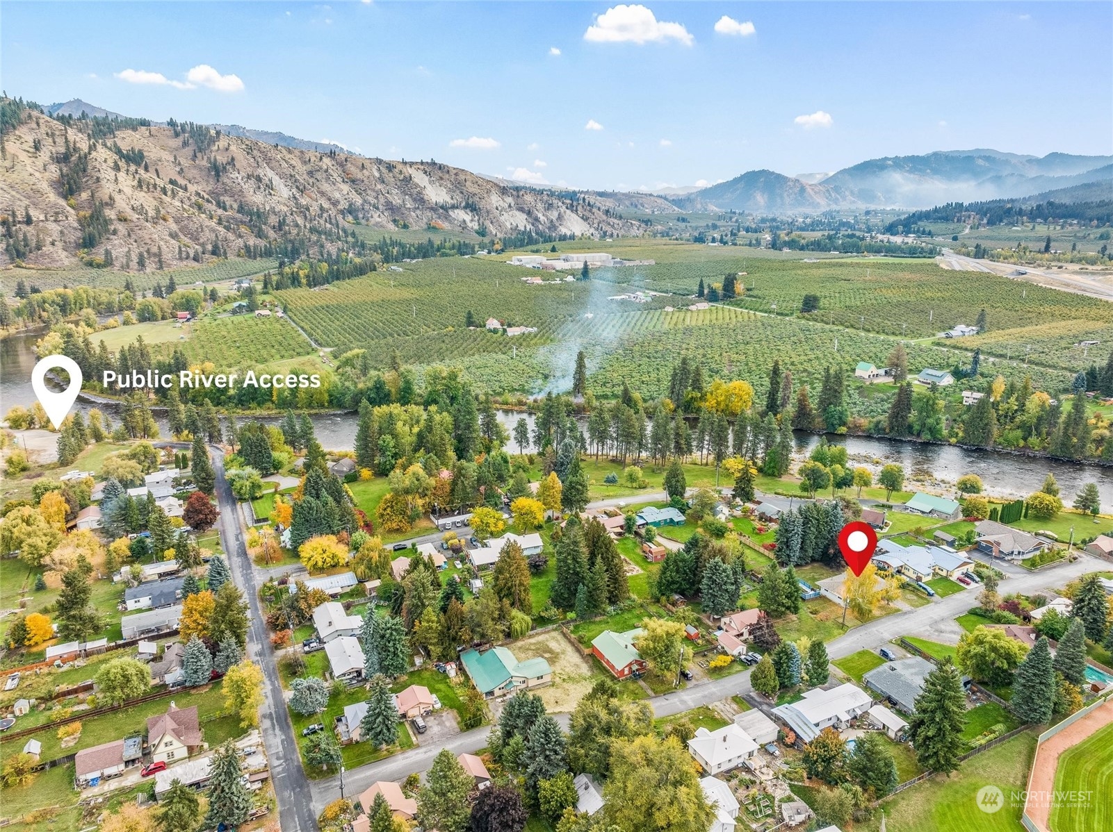 8251 Riverview Road Peshastin, WA 98847 - Photo 18 of 19 a view of lake with mountain