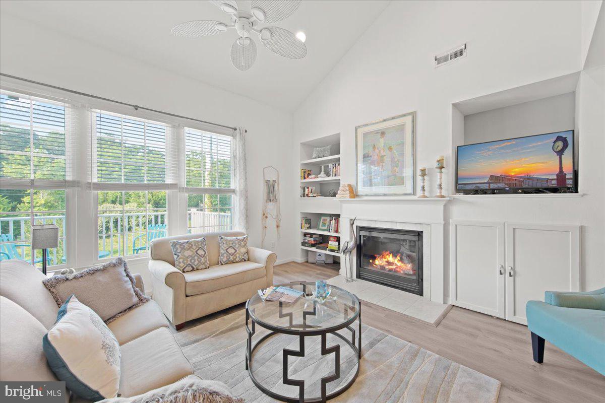 132 October Glory Avenue, Unit F Ocean View, DE 19970 - Photo 5 of 23 Gas fireplace
