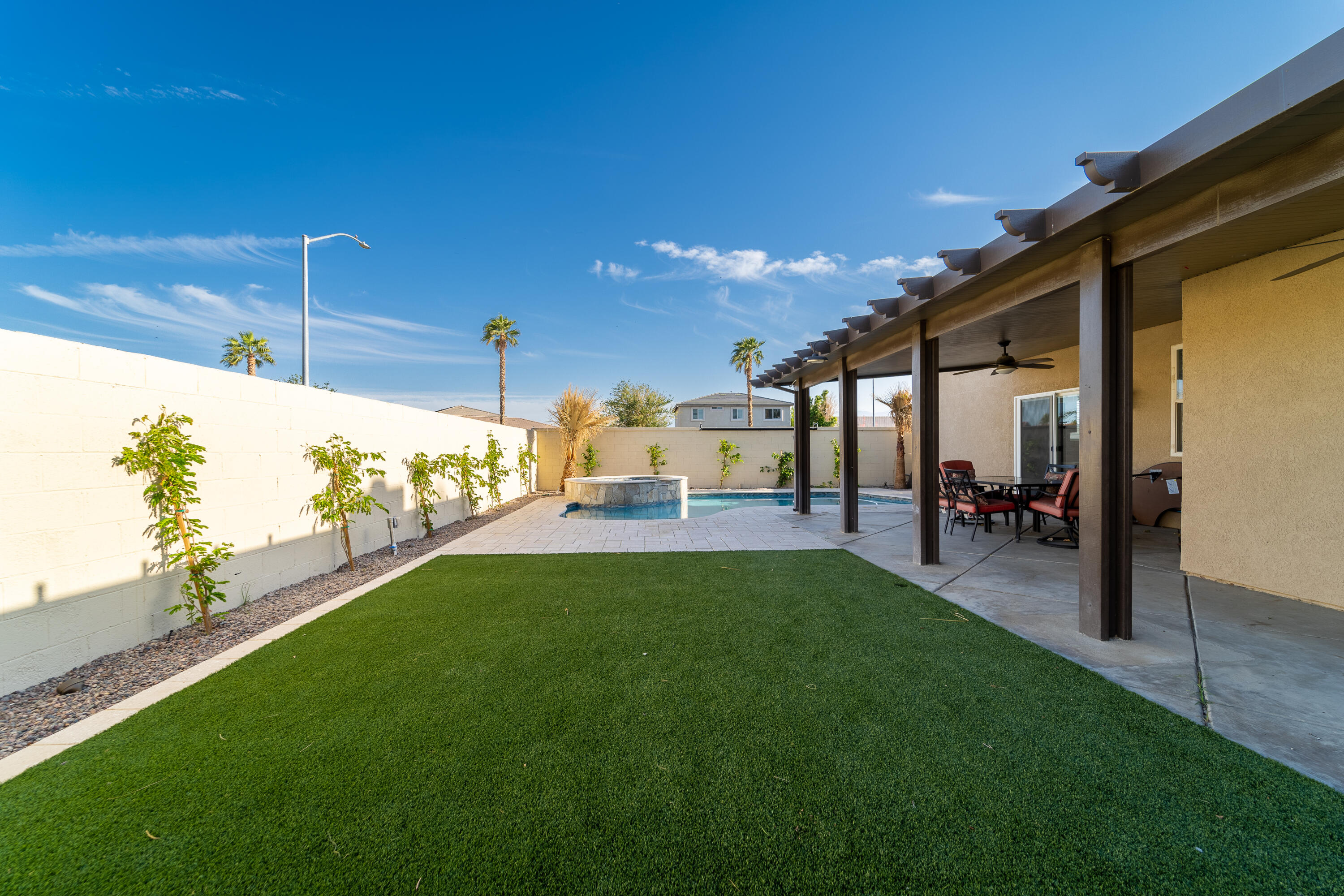 47970 Austin Drive Indio, CA 92201 - Photo 30 of 32 a view of a porch and garden