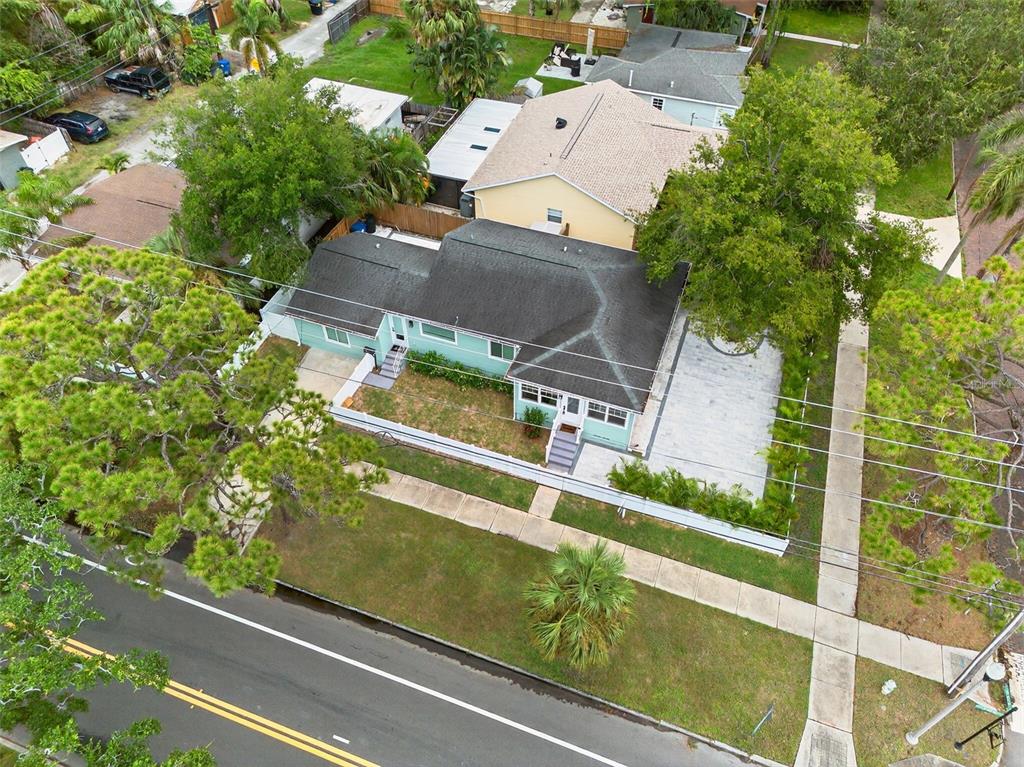 1846 3rd Street South St. Petersburg, FL 33705 - Photo 3 of 40 an aerial view of residential house with outdoor space
