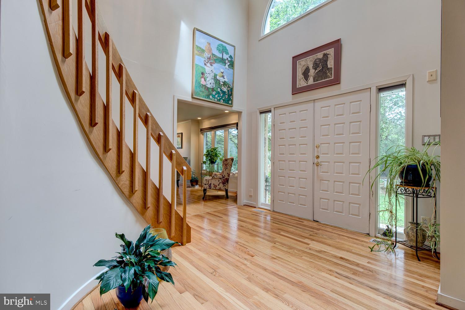 411 Plush Mill Road Wallingford, PA 19086 - Photo 5 of 27 Paladian window at Foyer lets the sun stream in!