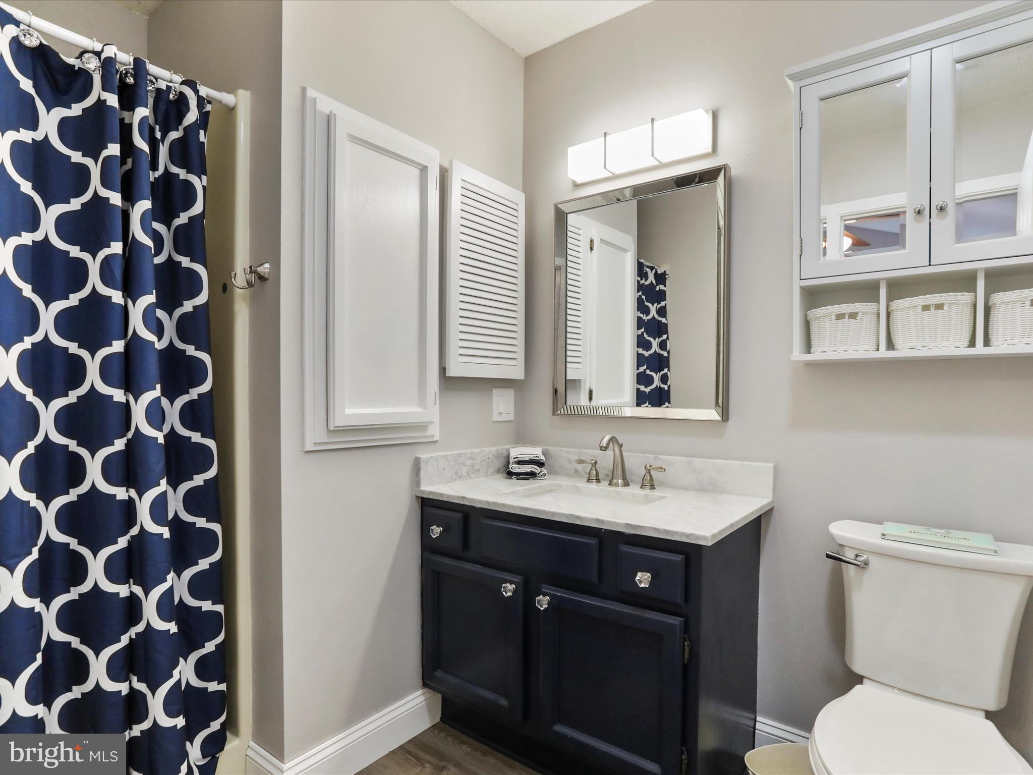 205 Tecumseh Trail Hedgesville, WV 25427 - Photo 20 of 75 a bathroom with a sink and a mirror