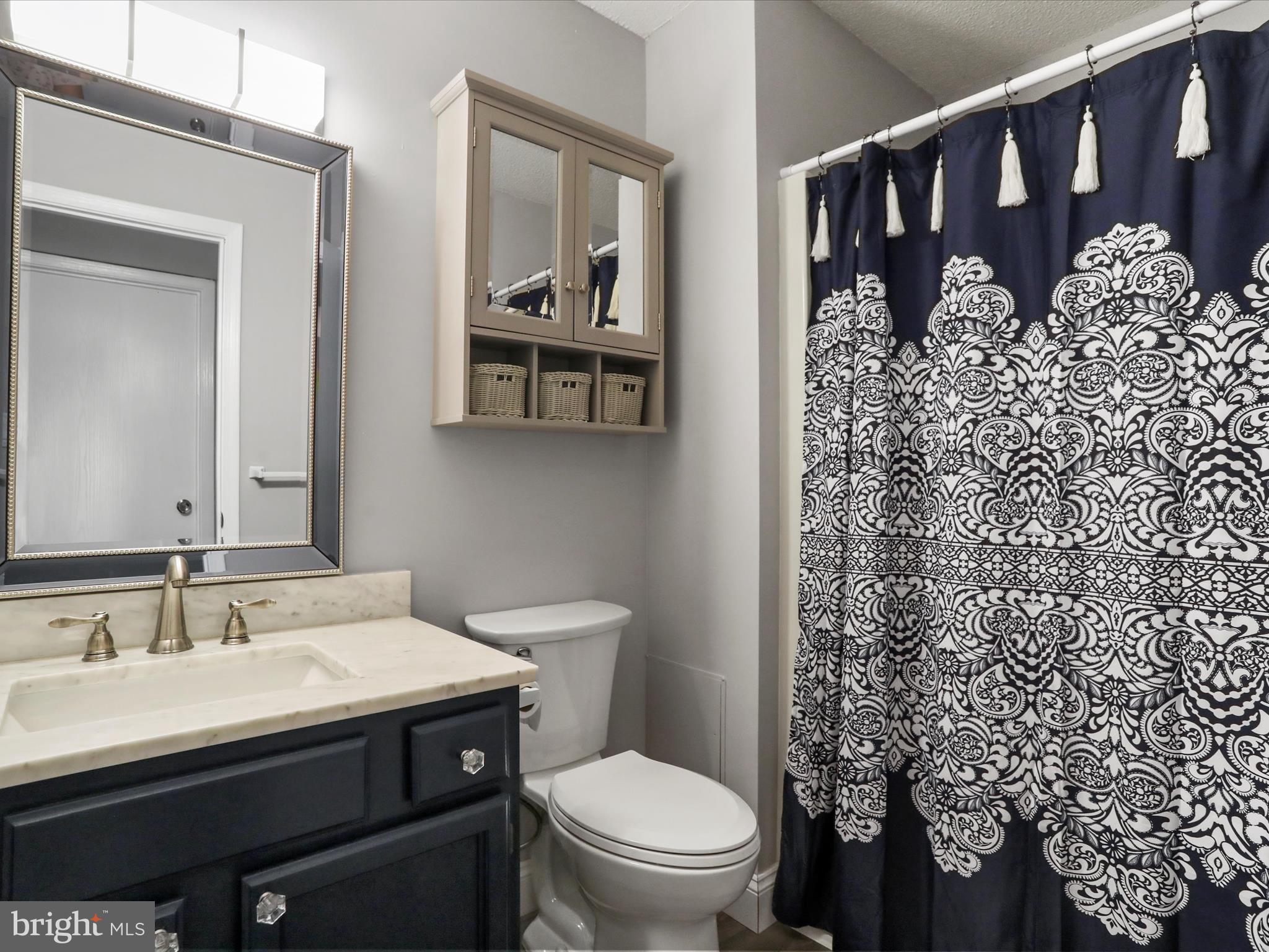 205 Tecumseh Trail Hedgesville, WV 25427 - Photo 37 of 75 a bathroom with a toilet sink and mirror