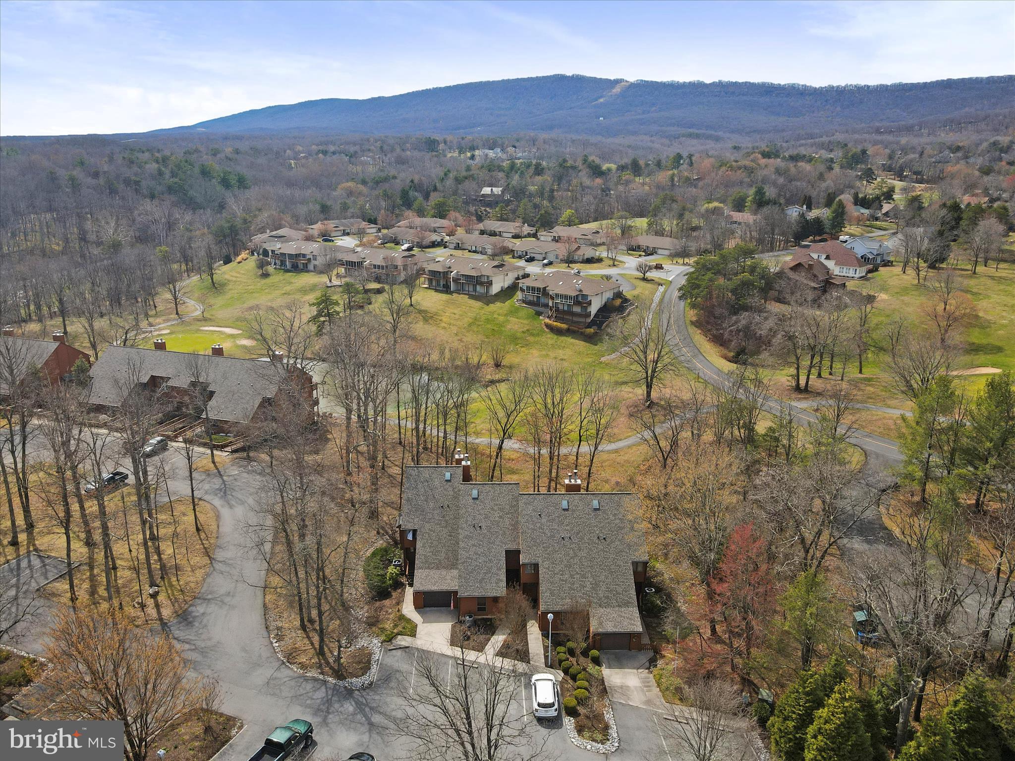 205 Tecumseh Trail Hedgesville, WV 25427 - Photo 44 of 75 a view of a house with a mountain in the background