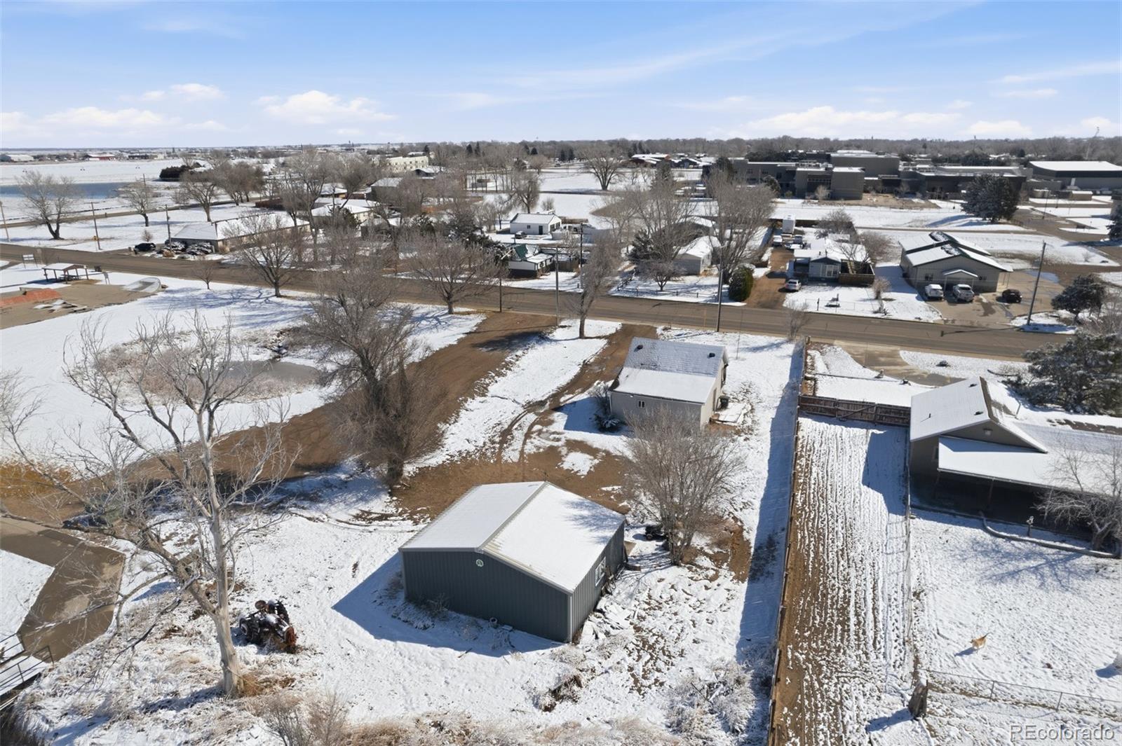 620 Hospital Road Brush, CO 80723 - Photo 4 of 24 an aerial view of a city