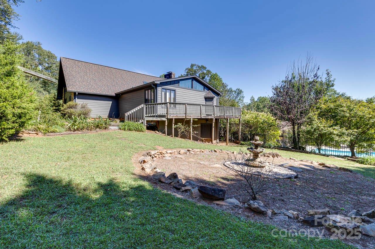 285 Old Batson Road Taylors, SC 29687 - Photo 24 of 48 a view of a house with backyard and garden