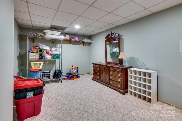 a view of storage and utility room