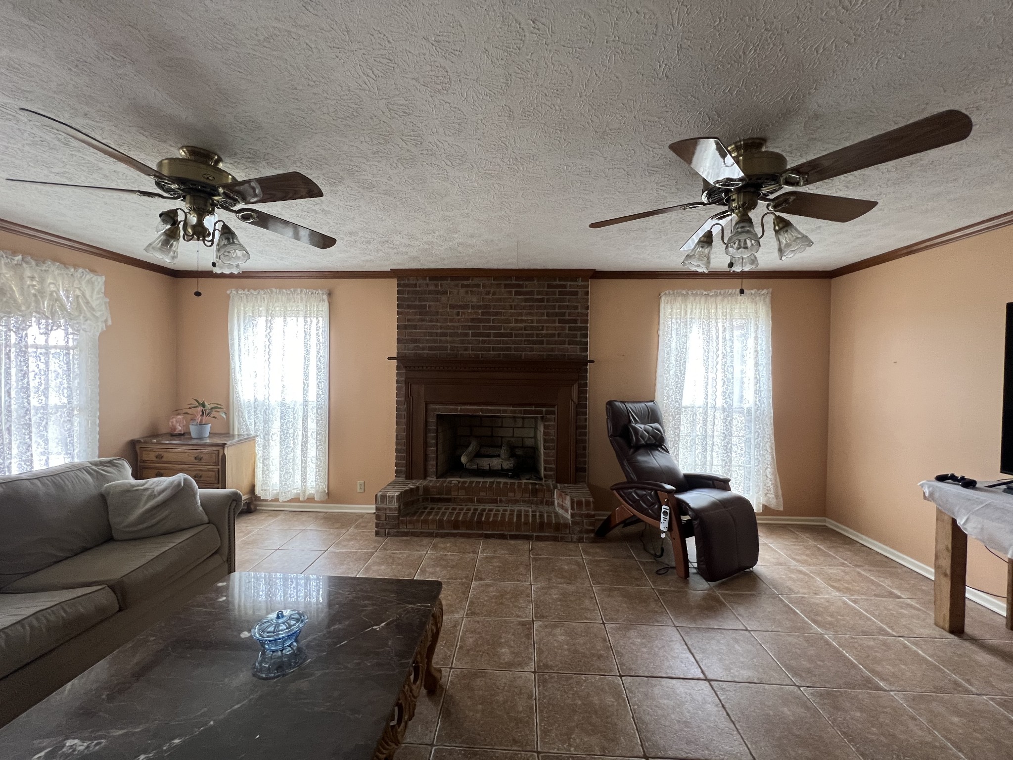 141 Buntin Mill Road Portland, TN 37148 - Photo 25 of 45 a living room with furniture and a fireplace