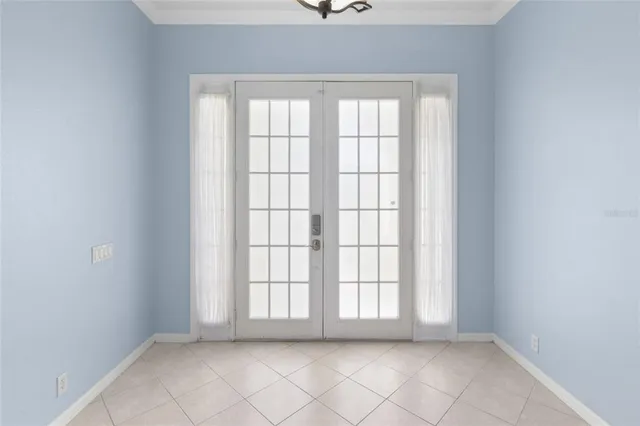 a bathroom with a sink vanity and a mirror