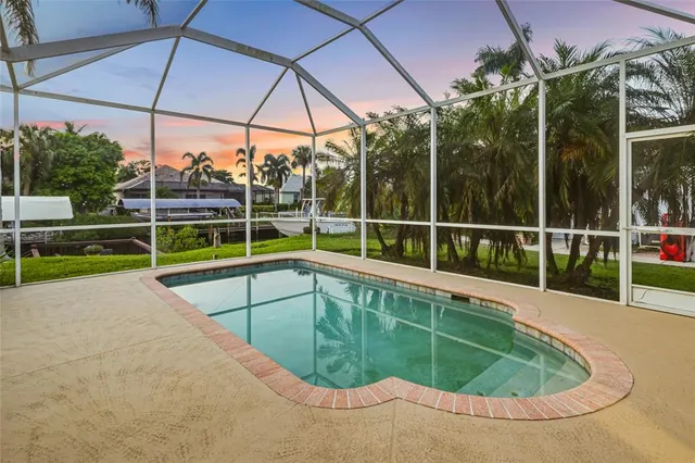 a view of a backyard with a patio