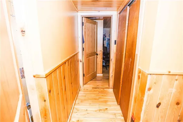 a view of a front door