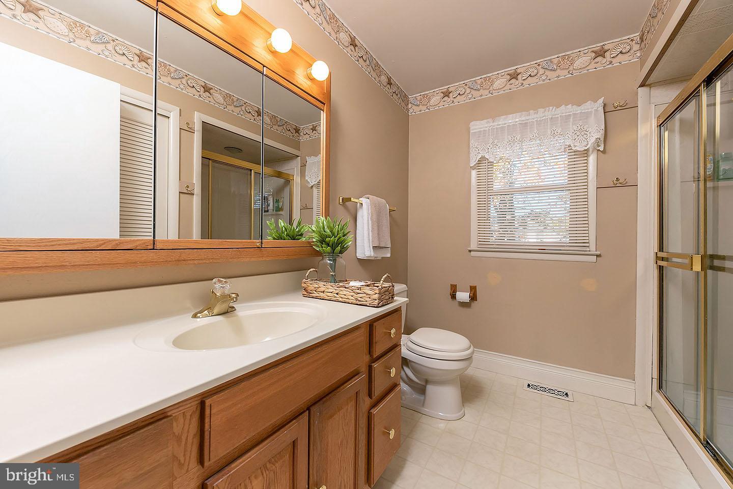 2 Spring Court Cherry Hill, NJ 08003 - Photo 17 of 27 Master Bath has Newer Glass Shower Doors
