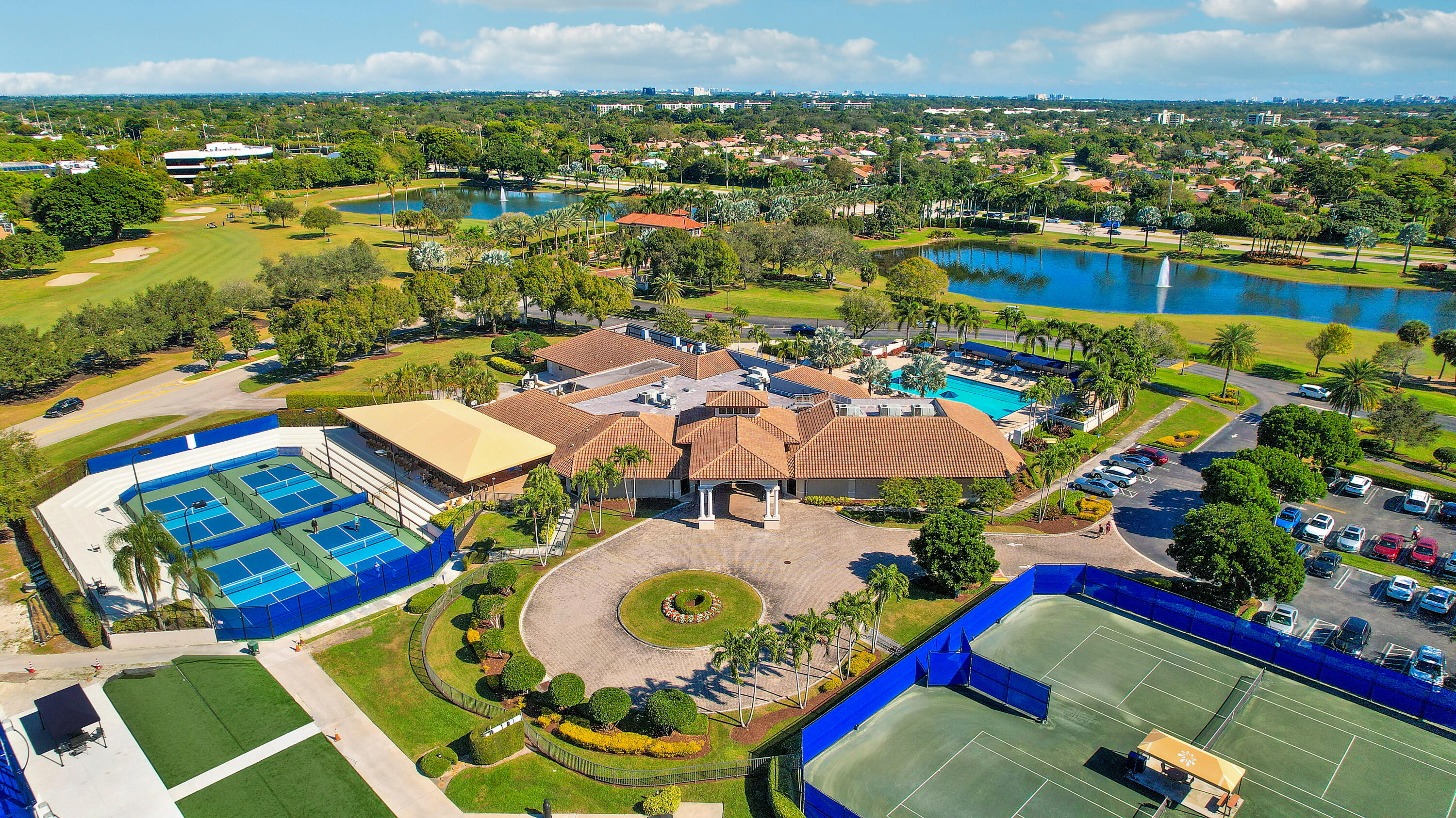 7283 Via Palomar Boca Raton, FL 33433 - Photo 43 of 43 an aerial view of a pool patio swimming pool and outdoor seating