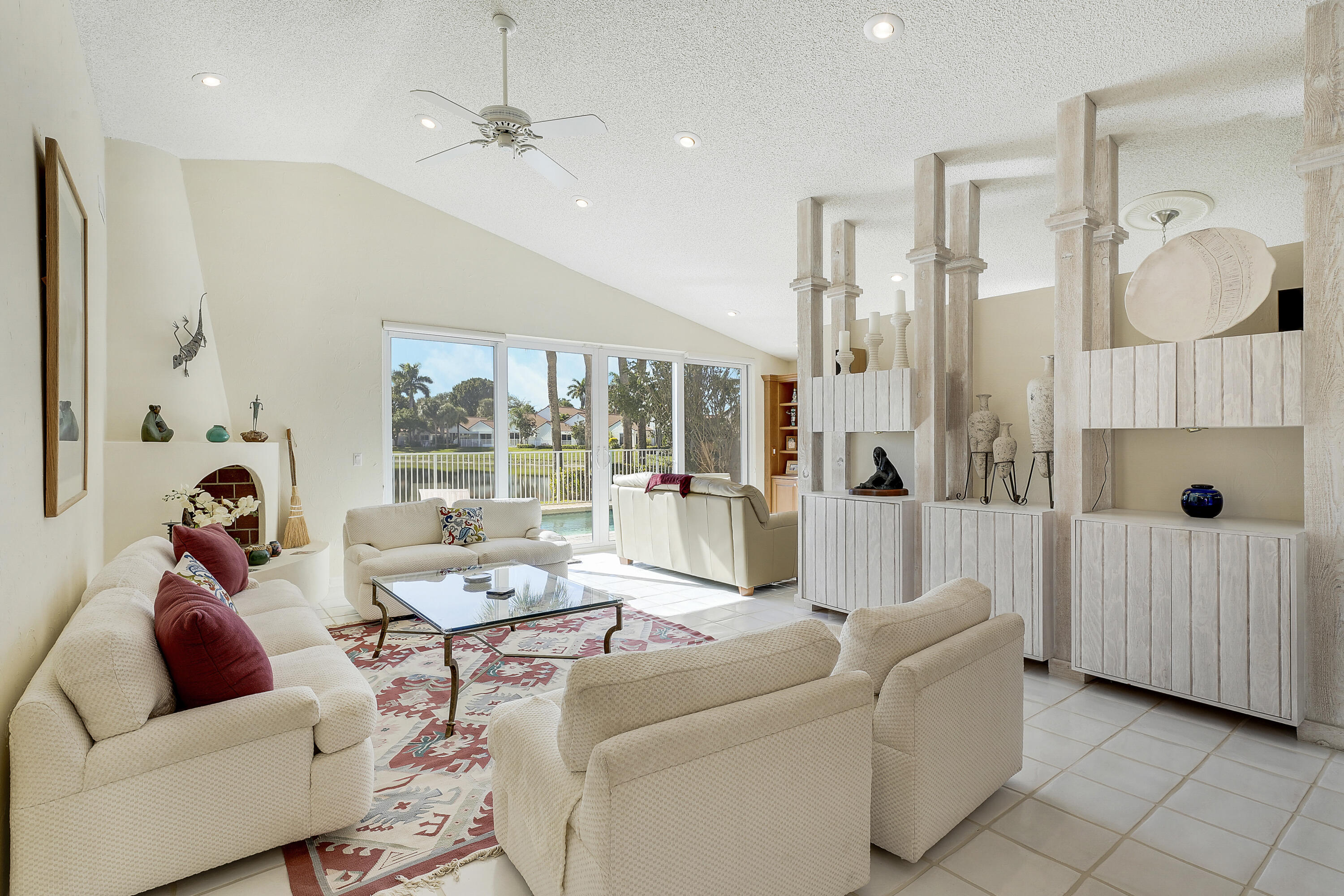 7283 Via Palomar Boca Raton, FL 33433 - Photo 6 of 43 a living room with furniture and a large window