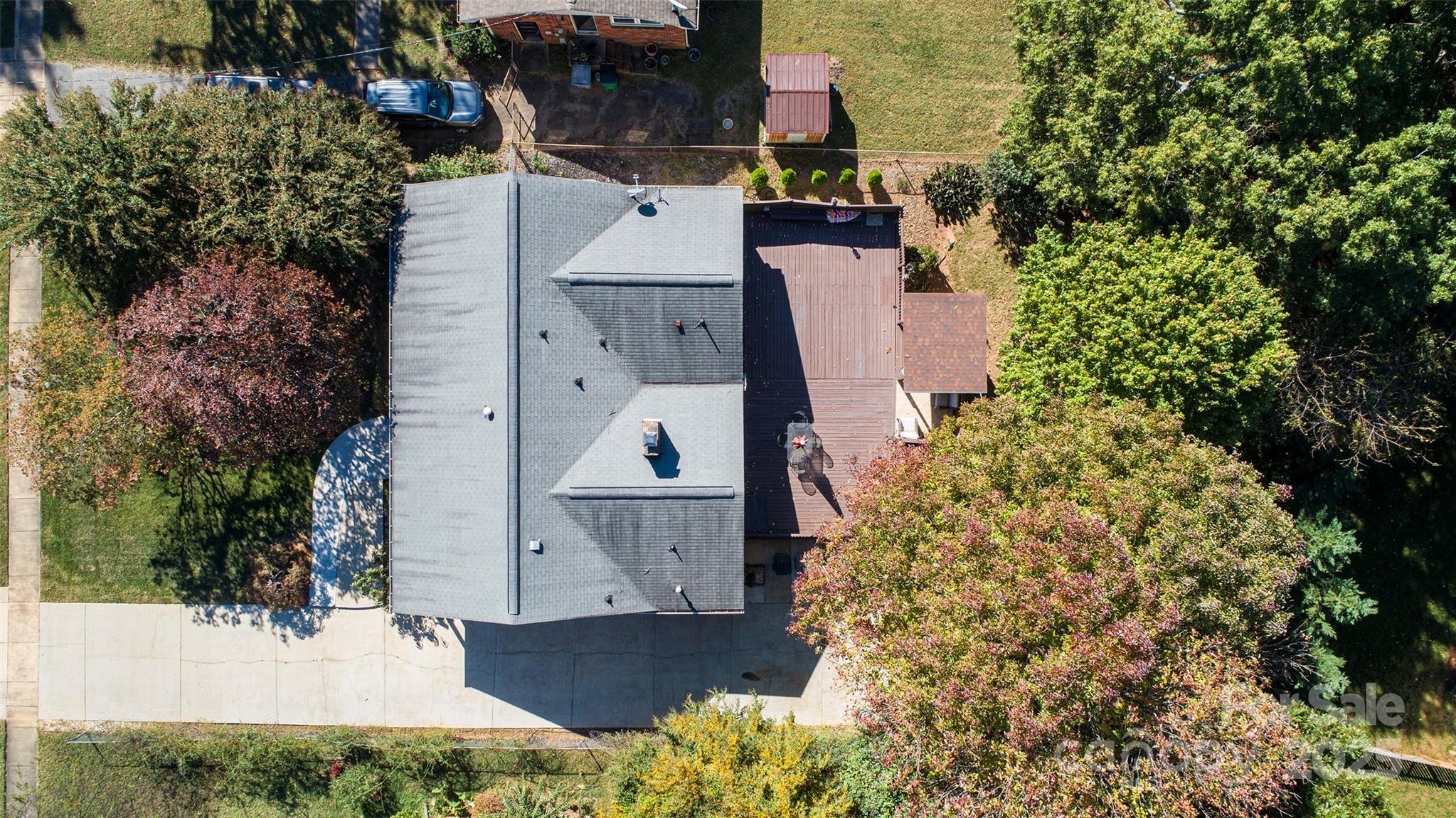 6332 Montpelier Road Charlotte, NC 28210 - Photo 8 of 30 an aerial view of residential houses with outdoor space