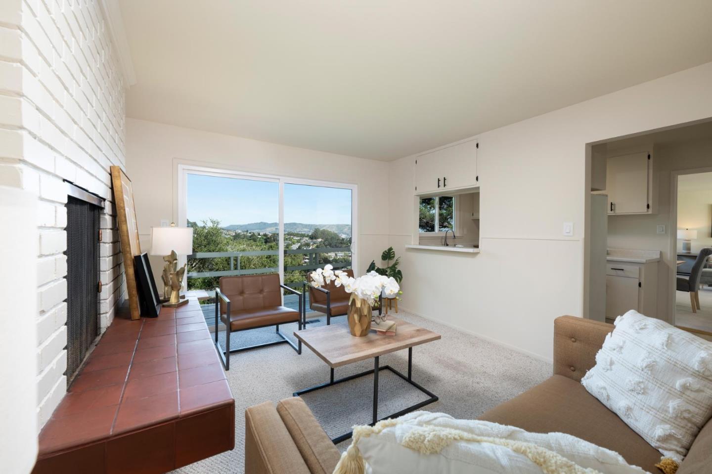 1255 Tuolumne Road Millbrae, CA 94030 - Photo 20 of 42 a living room with furniture and a large window