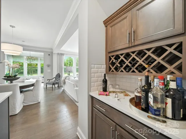 a kitchen with lots of counter top space