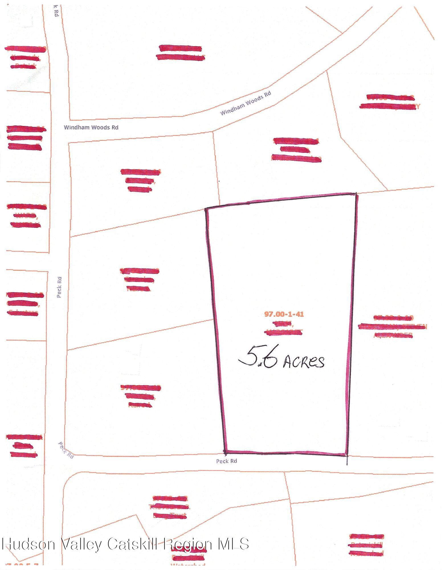 0 Peck Road Maplecrest, NY 12454 - Photo 2 of 6 Map of property