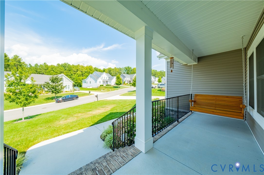 15607 Crowden Road Chesterfield, VA 23832 - Photo 8 of 57 Inviting covered front porch with a wood-finish po