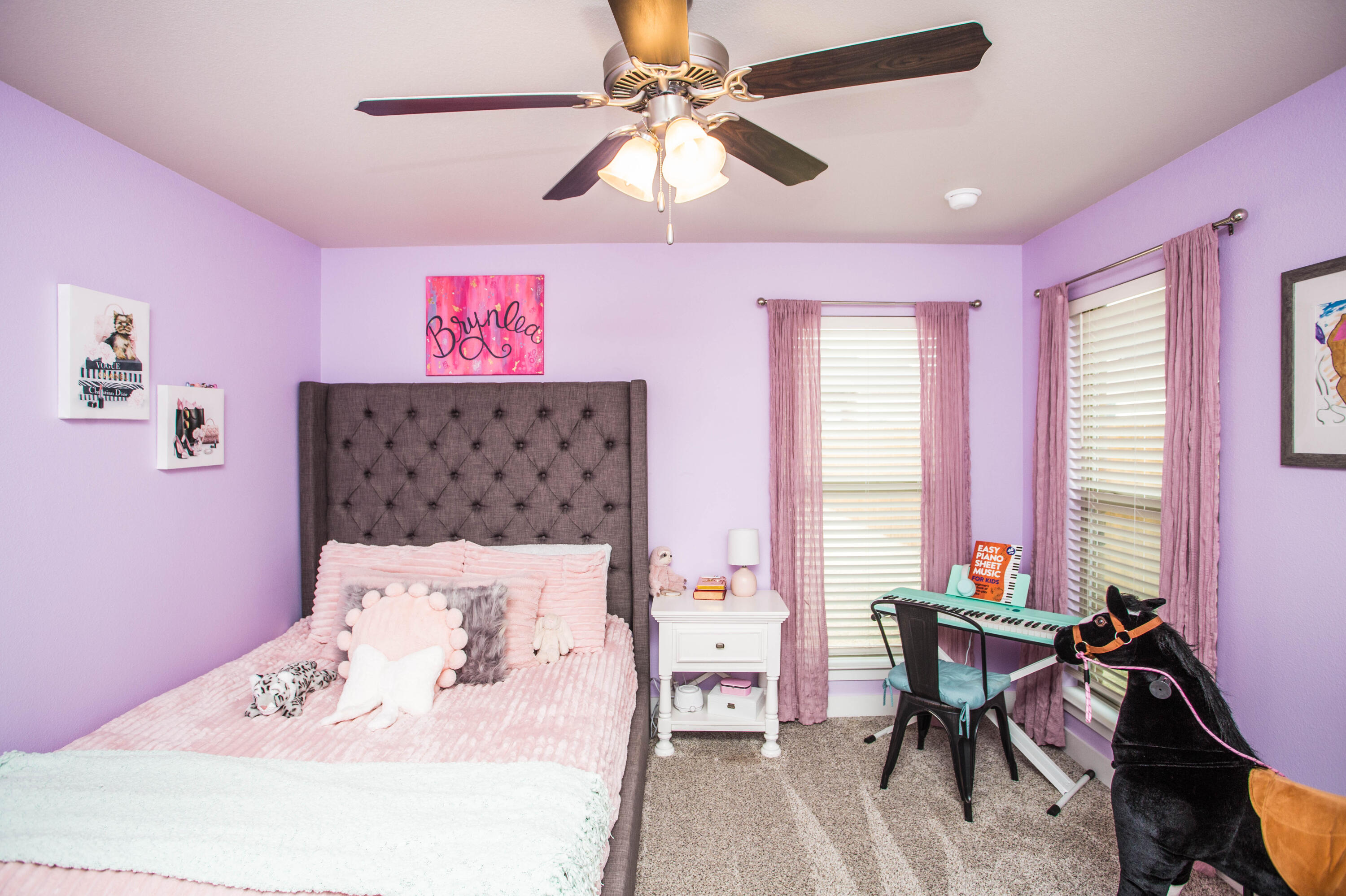 1932 142nd Street Lubbock, TX 79423 - Photo 14 of 38 a bedroom with a bed and a table