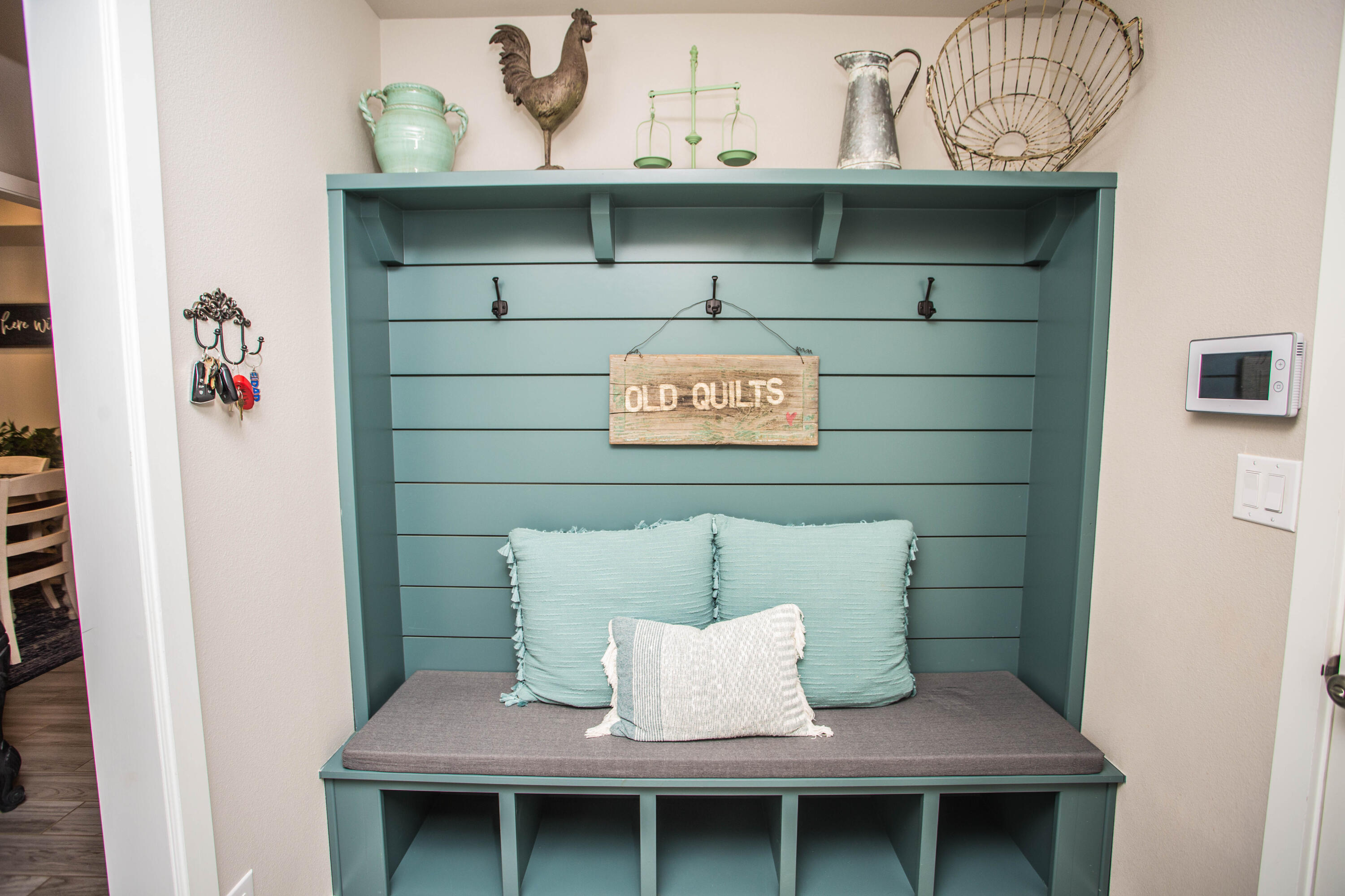 1932 142nd Street Lubbock, TX 79423 - Photo 33 of 38 a view of a wooden door and chair in a room
