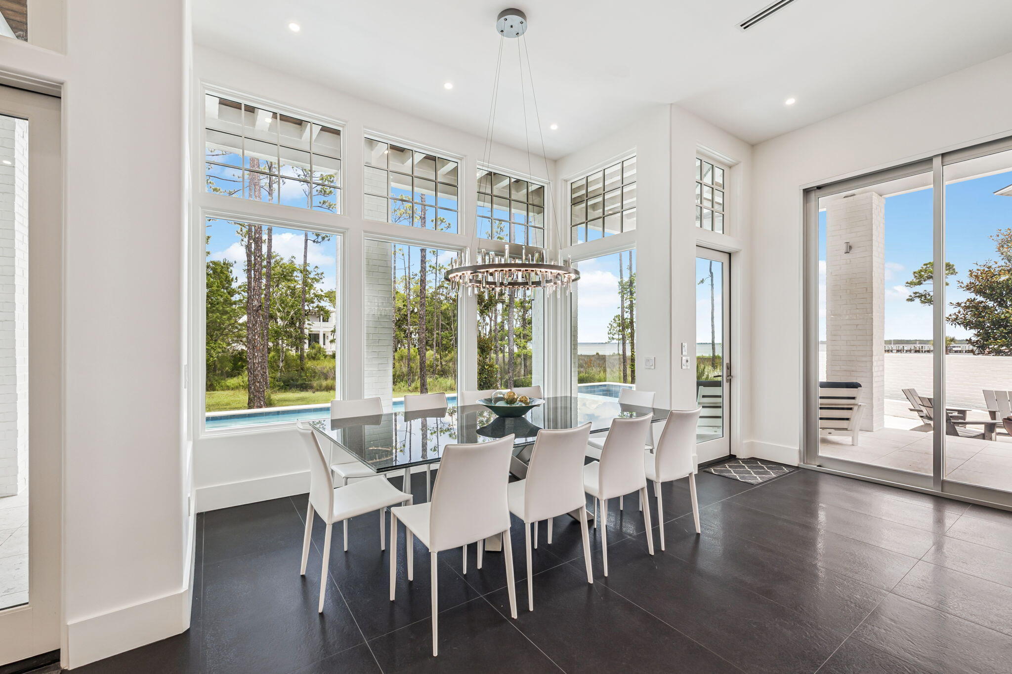 15 Parish Santa Rosa Beach, FL 32459 - Photo 12 of 122 a view of a dining room with furniture and wooden floor