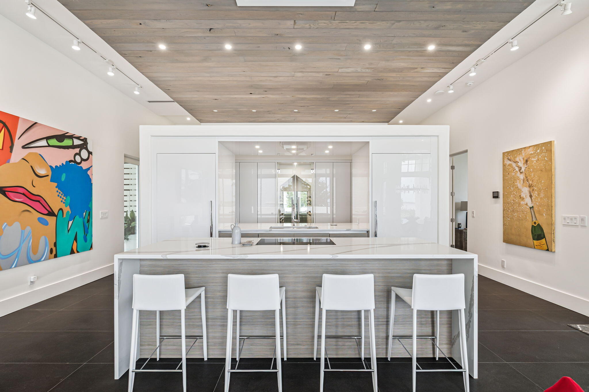 15 Parish Santa Rosa Beach, FL 32459 - Photo 20 of 122 a dining hall with stainless steel appliances granite countertop furniture and a wooden floor