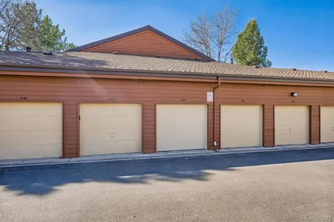 a view of wooden door