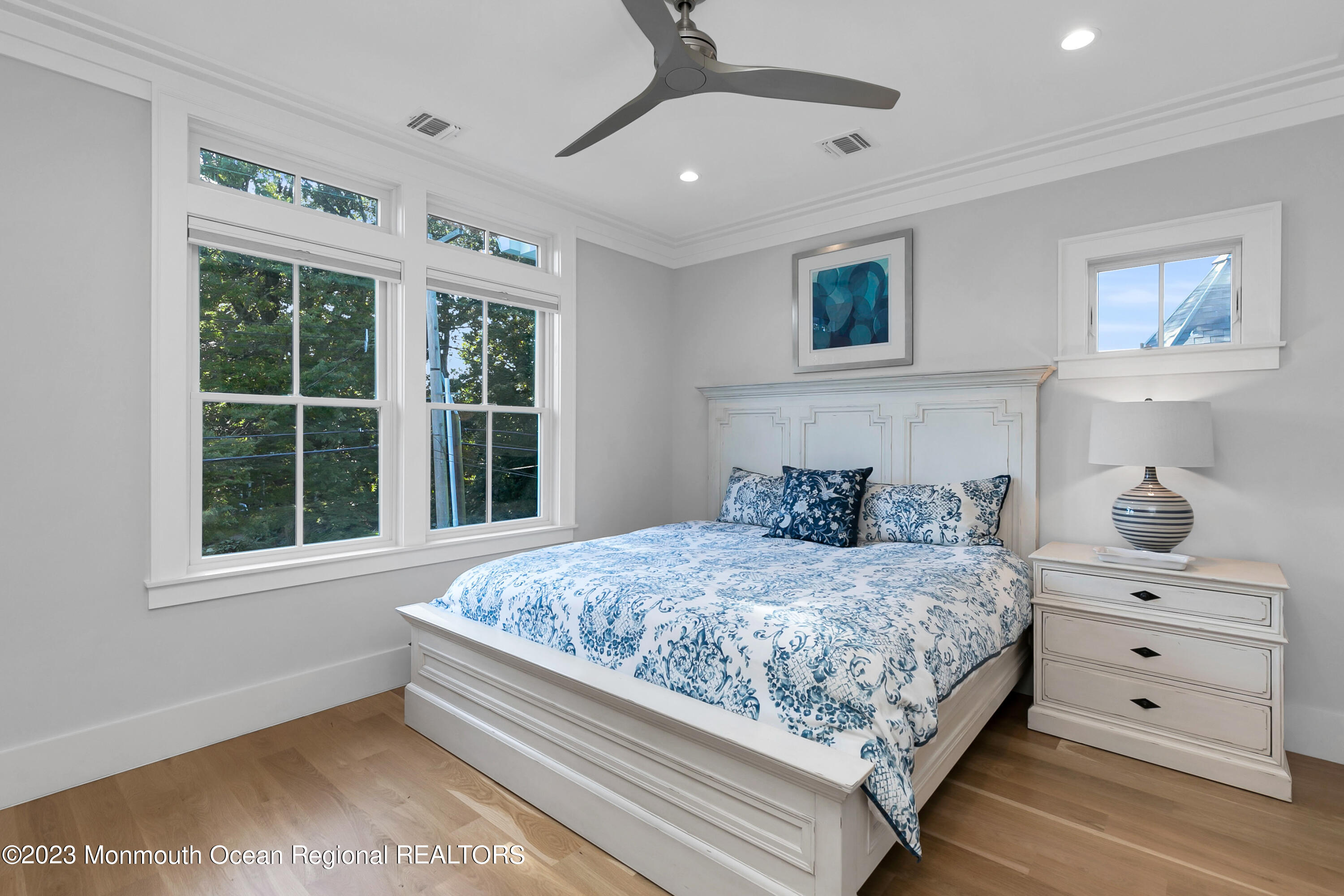 9 Allen Street Rumson, NJ 07760 - Photo 13 of 43 a bedroom with a large bed and a window