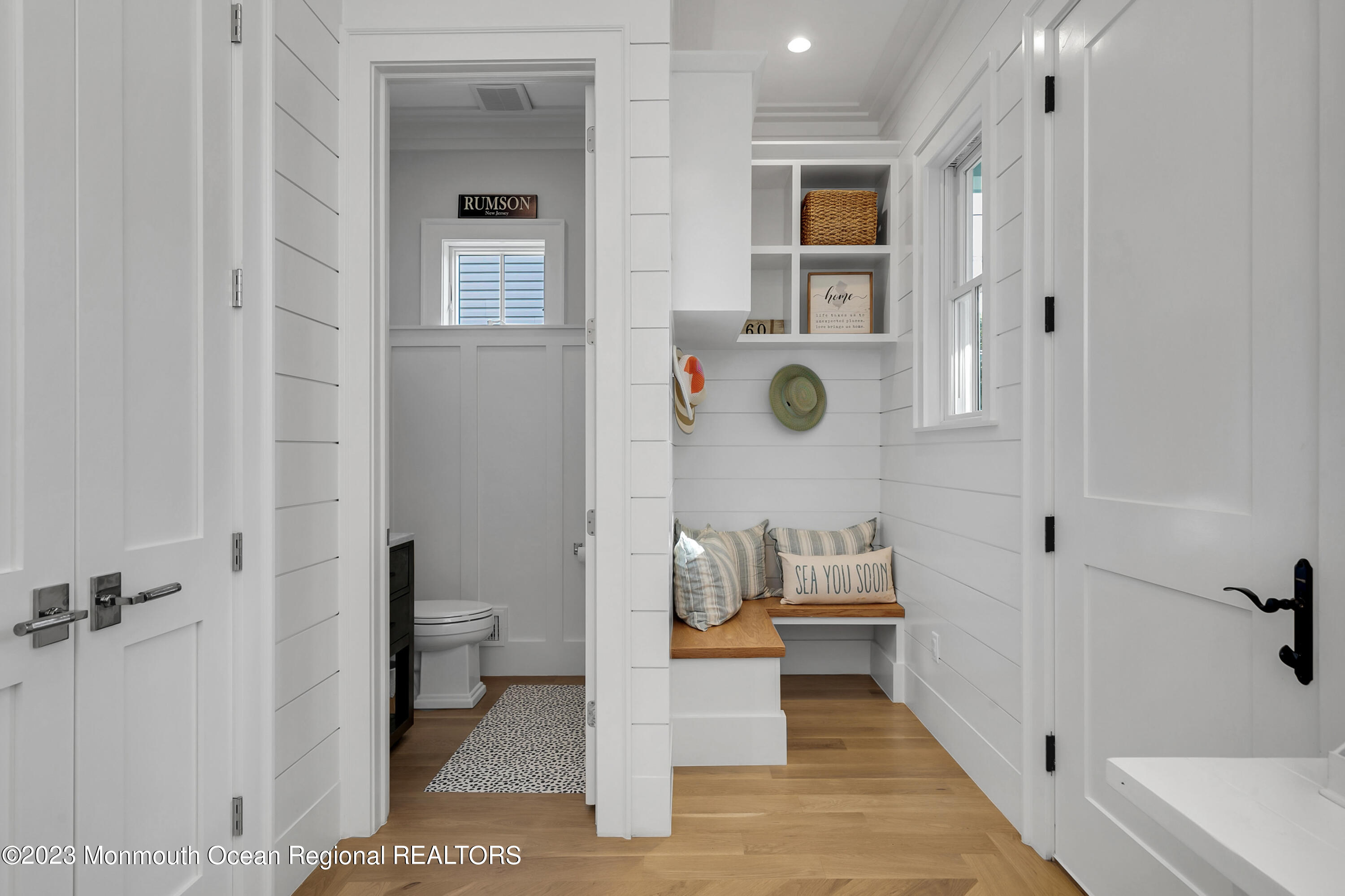 9 Allen Street Rumson, NJ 07760 - Photo 3 of 43 a bathroom with a sink and mirror