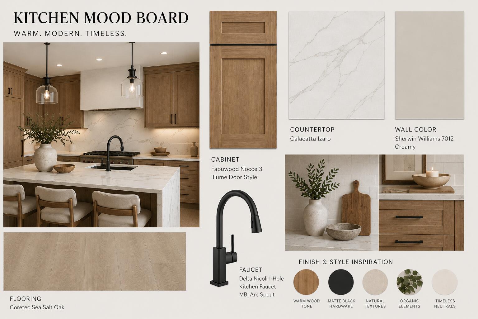 770 West Pontaluna Road Muskegon, MI 49441 - Photo 12 of 17 Kitchen Mood Board