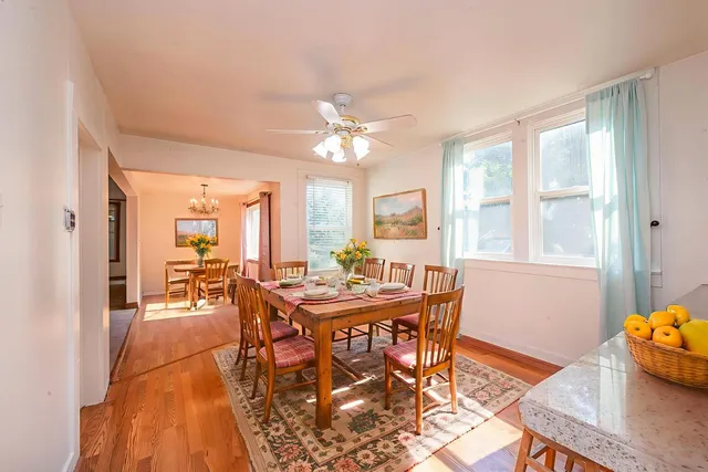 a bathroom with a sink a mirror and a shower