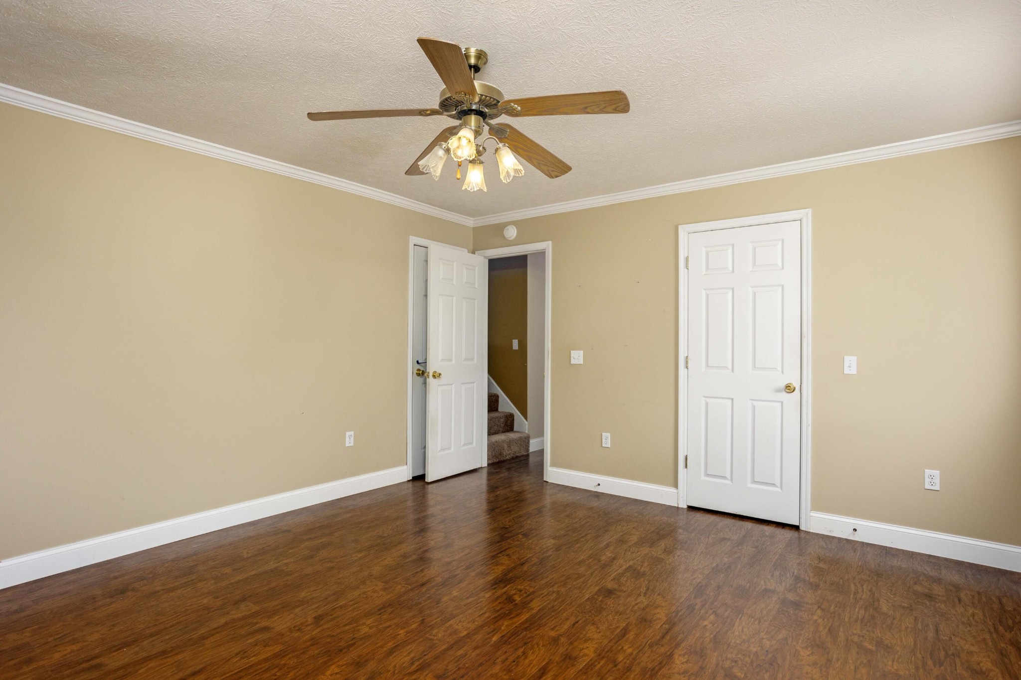 1165 Possum Trot Road Grandview, TN 37337 - Photo 22 of 48 wooden floor in an empty room with a window