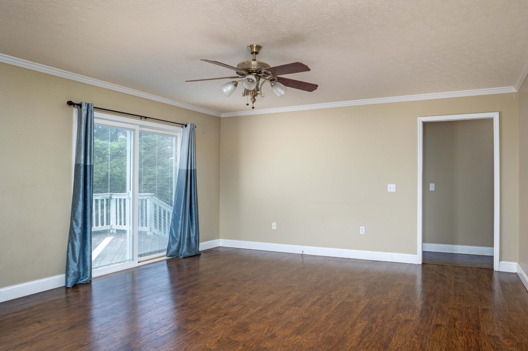 1165 Possum Trot Road Grandview, TN 37337 - Photo 8 of 48 wooden floor in an empty room with a window