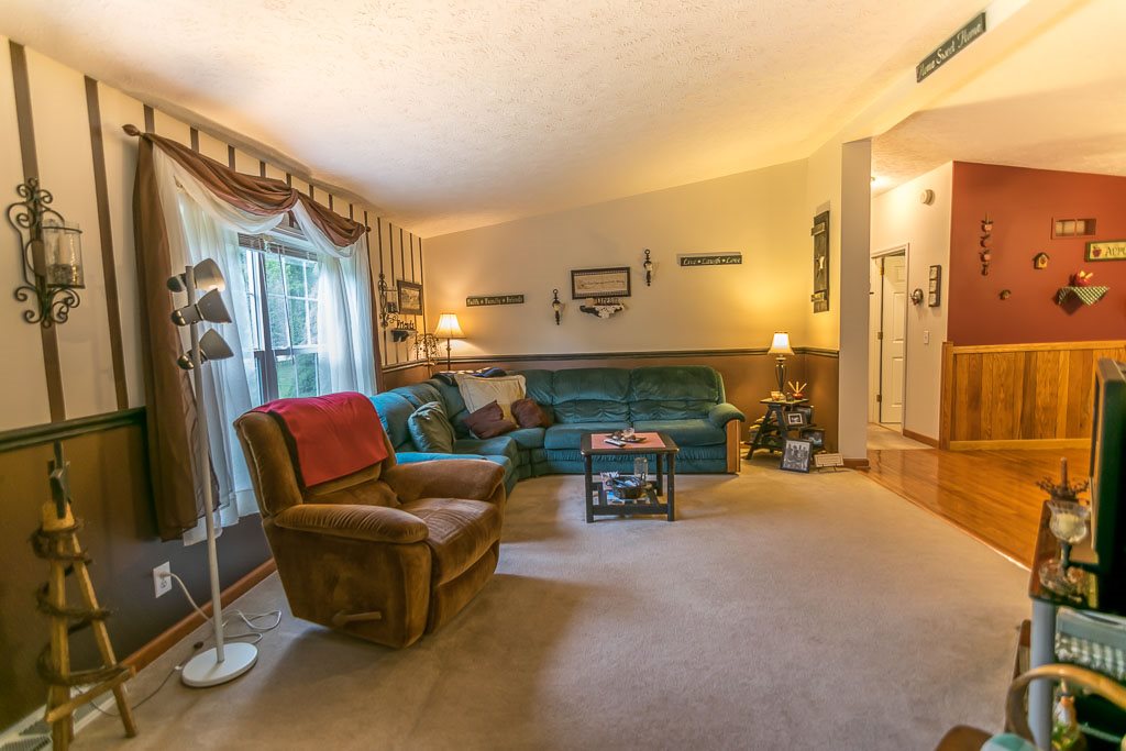 325 Steeles Fort Road Raphine, VA 24472 - Photo 22 of 50 a living room with furniture and a fireplace
