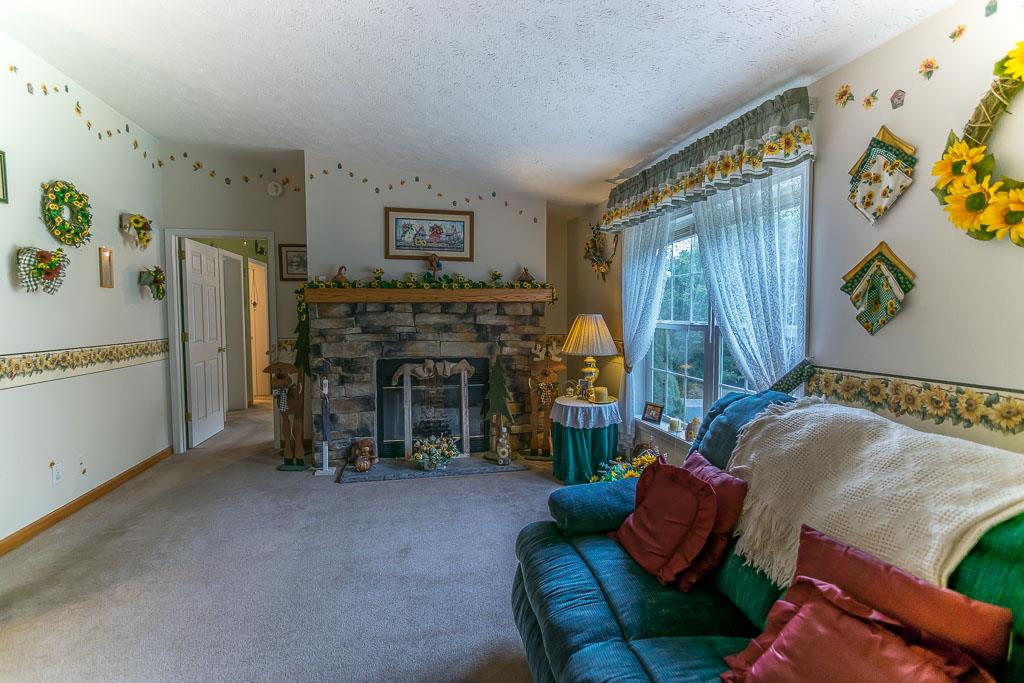 325 Steeles Fort Road Raphine, VA 24472 - Photo 23 of 50 a living room with furniture and a fireplace