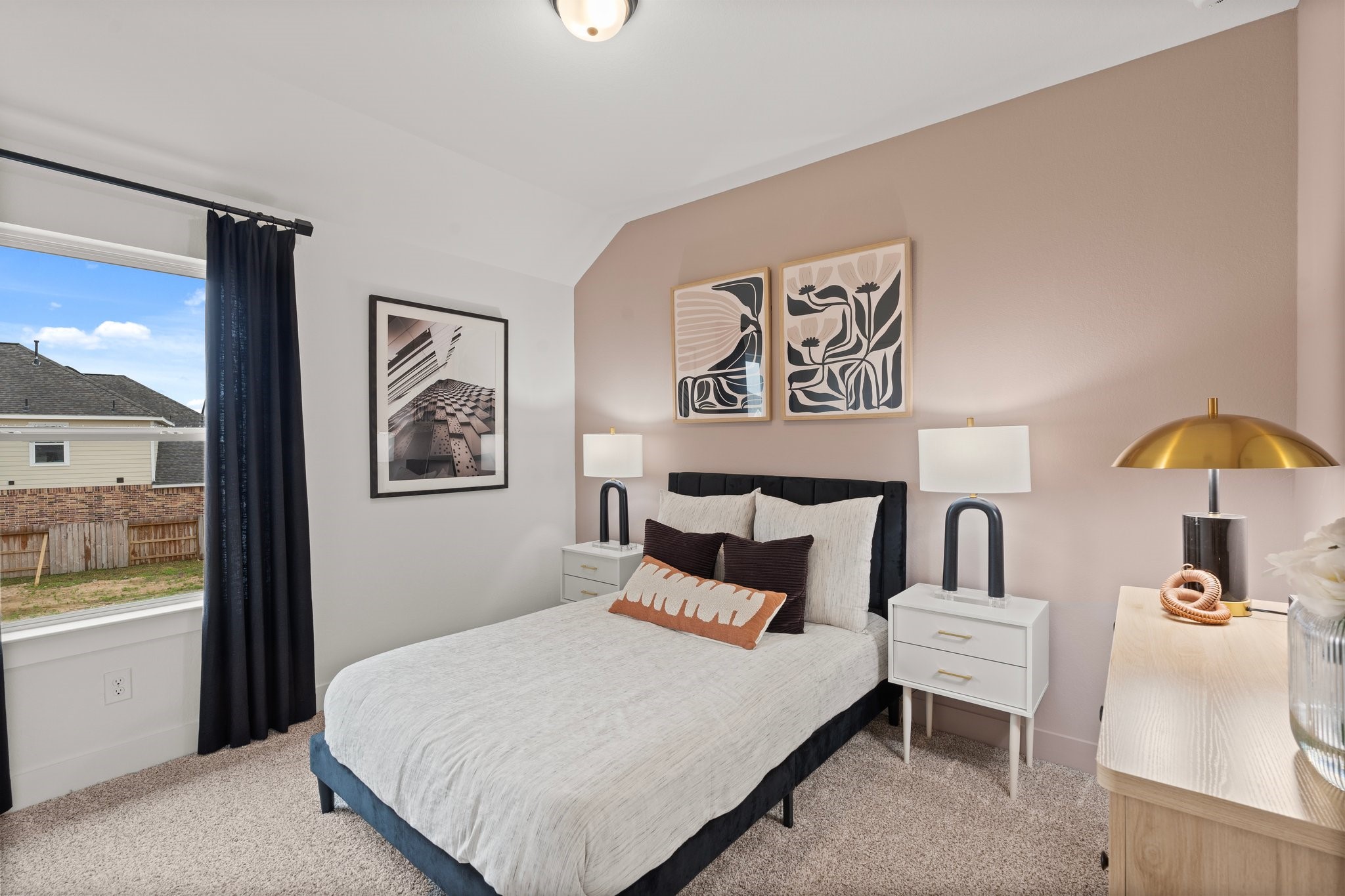 30951 Breezy Way Fulshear, TX 77423 - Photo 21 of 41 a bedroom with a bed and wall painting